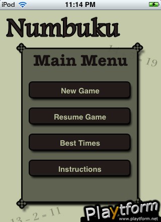 Numbuku (iPhone/iPod)