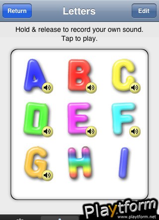 AlphaBaby (iPhone/iPod)