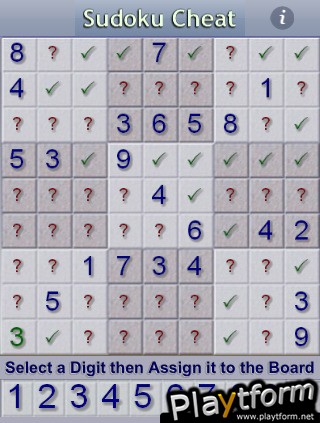 Sudoku Cheat (iPhone/iPod)