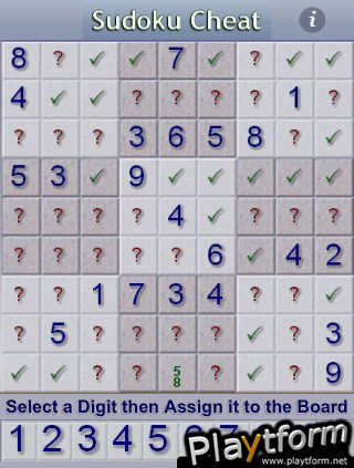 Sudoku Cheat (iPhone/iPod)