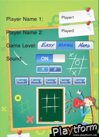 Tic tac toe: Tik Tac School (iPhone/iPod)