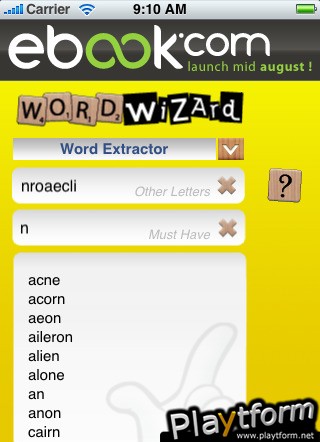 Word Wizard (iPhone/iPod)