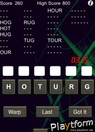 Free Word Warp (iPhone/iPod)