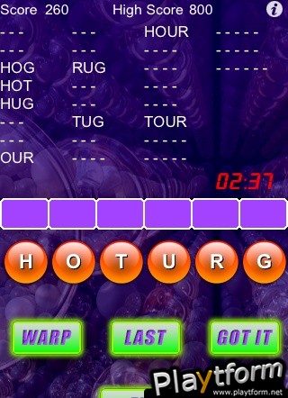 Free Word Warp (iPhone/iPod)