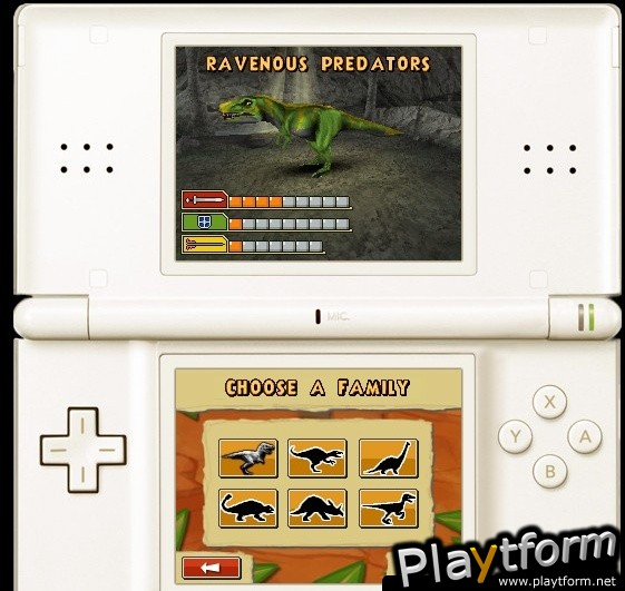 Battle of Giants: Dinosaurs (DS)