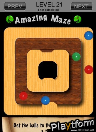 Amazing Maze : Labyrinth with a twist (iPhone/iPod)