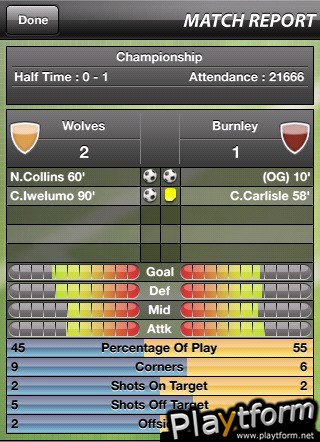 Manage Your Football Club (iPhone/iPod)