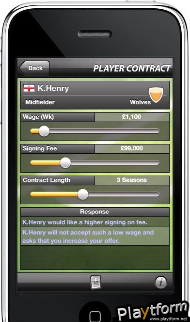 Manage Your Football Club (iPhone/iPod)