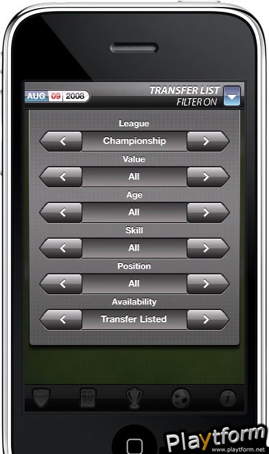 Manage Your Football Club (iPhone/iPod)