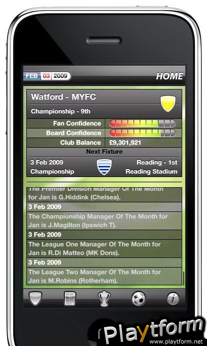 Manage Your Football Club (iPhone/iPod)