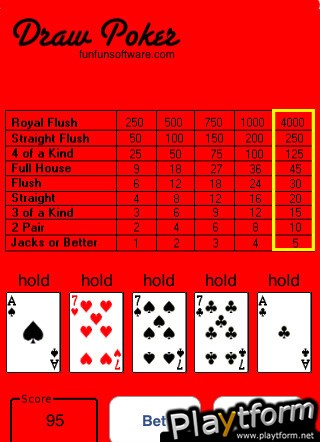 FunFun DrawPoker (iPhone/iPod)