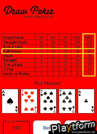 FunFun DrawPoker (iPhone/iPod)