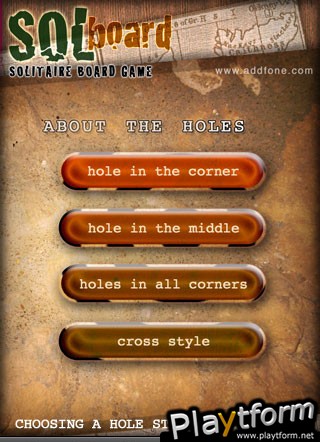 Peg Solitaire - Solboard (iPhone/iPod)