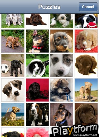 Puppy Jigsaw Puzzle (iPhone/iPod)