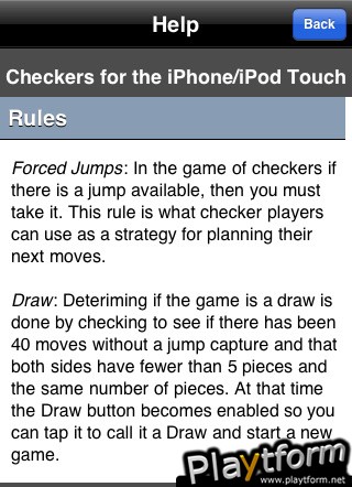 Simple Checkers (iPhone/iPod)