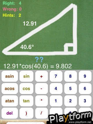 Right Triangle Tutor (iPhone/iPod)