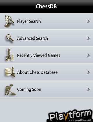 Chess Database (iPhone/iPod)