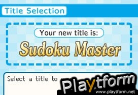 Sudoku Master (DS)