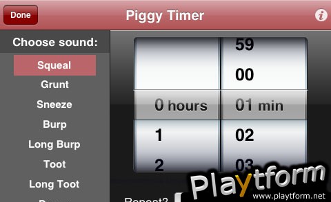 Piggy- The Pig Alarm Clock (iPhone/iPod)