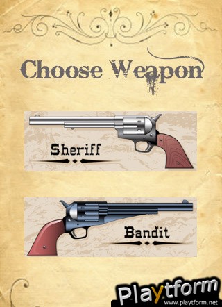 Showdown Gunslinger: Wild West Quick Draw Over Bluetooth (iPhone/iPod)