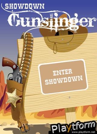 Showdown Gunslinger: Wild West Quick Draw Over Bluetooth (iPhone/iPod)