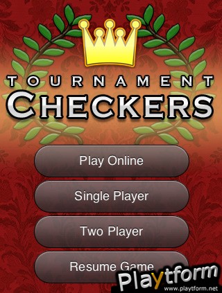 Tournament Checkers (iPhone/iPod)