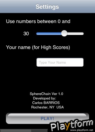 SphereChain (iPhone/iPod)