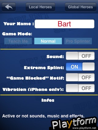 Splint OnLine (iPhone/iPod)