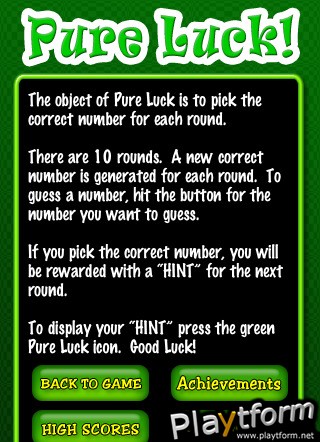 Pure Luck (iPhone/iPod)