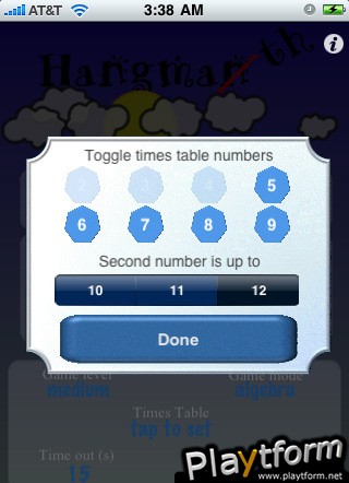 Hangmath (iPhone/iPod)