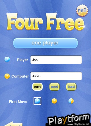 Four in a Row Pro (iPhone/iPod)