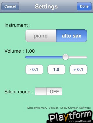 MelodyMemory (iPhone/iPod)