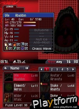 Shin Megami Tensei: Devil Survivor (DS)