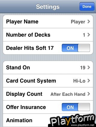 21 Blackjack (iPhone/iPod)