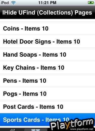 IHide UFind Collections (iPhone/iPod)