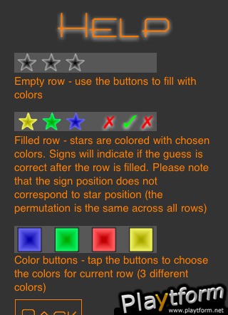 Color Code Game (iPhone/iPod)