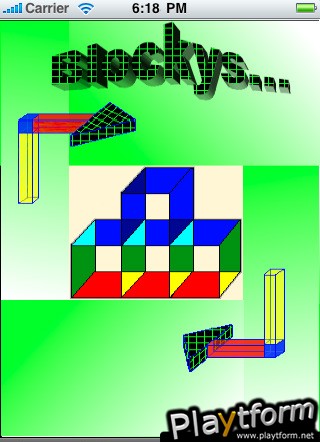 Blockys 3D Puzzle (iPhone/iPod)