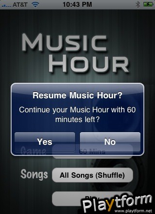 Music Hour Game (iPhone/iPod)