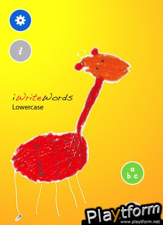 iWriteWords Lowercase (iPhone/iPod)