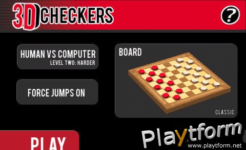 3D Checkers (iPhone/iPod)