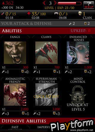 Vampires: Bloodlust (iPhone/iPod)