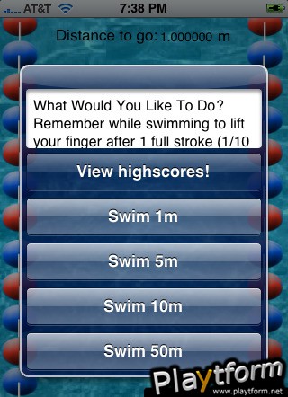 iSwim - finger swimming (iPhone/iPod)