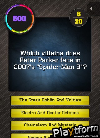 TRIVIA WARS (iPhone/iPod)