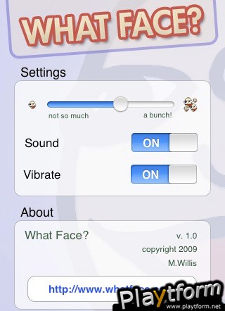 What Face? (iPhone/iPod)