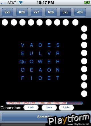 Conundrum - The shake'em'up word game. (iPhone/iPod)