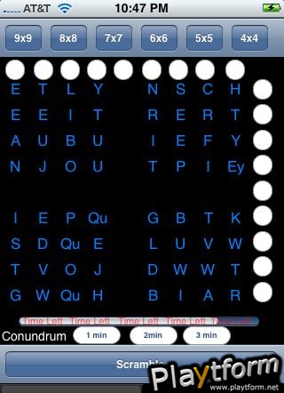 Conundrum - The shake'em'up word game. (iPhone/iPod)