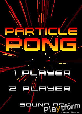 Particle Pong (iPhone/iPod)