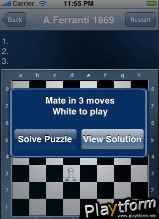 Chess Puzzles Difficult Pack 1 (iPhone/iPod)