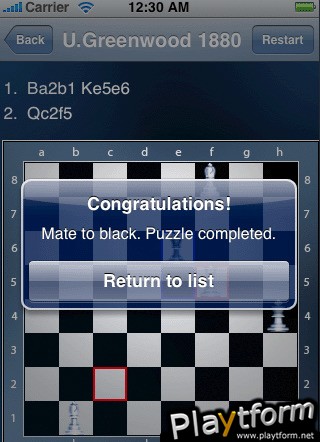 Chess Puzzles Easy Pack 2 (iPhone/iPod)