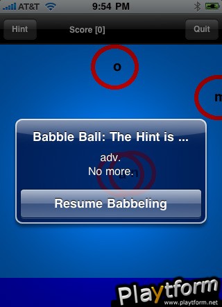 BabbleBall (iPhone/iPod)